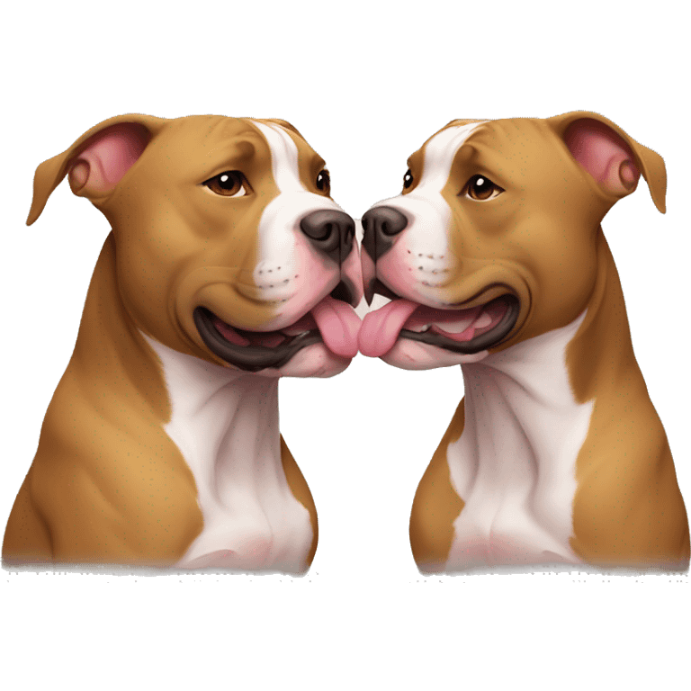 pitbull kiss emoji