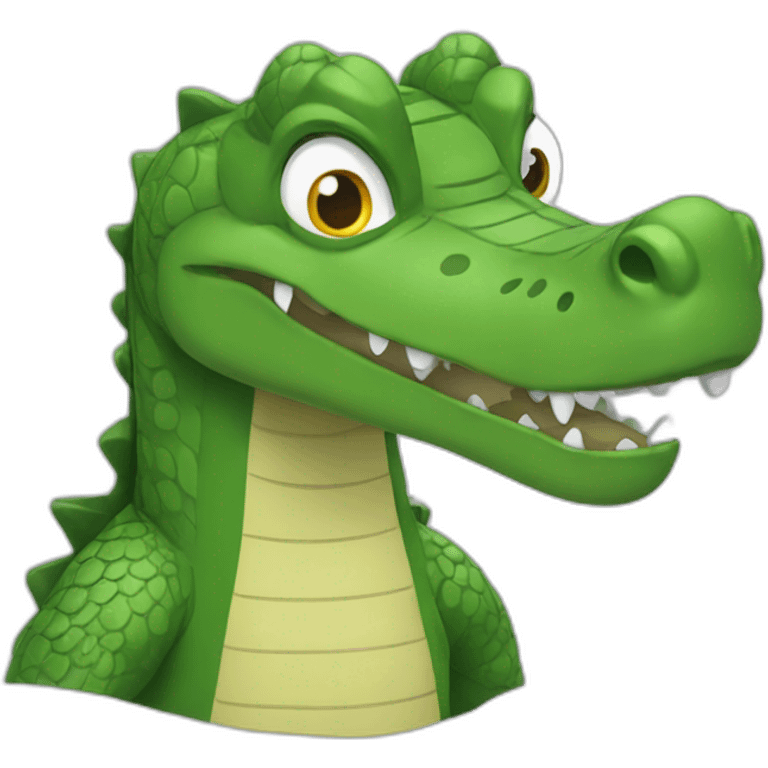 Anime crocodile emoji