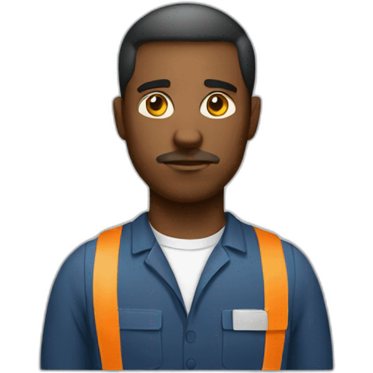 serious worker emoji