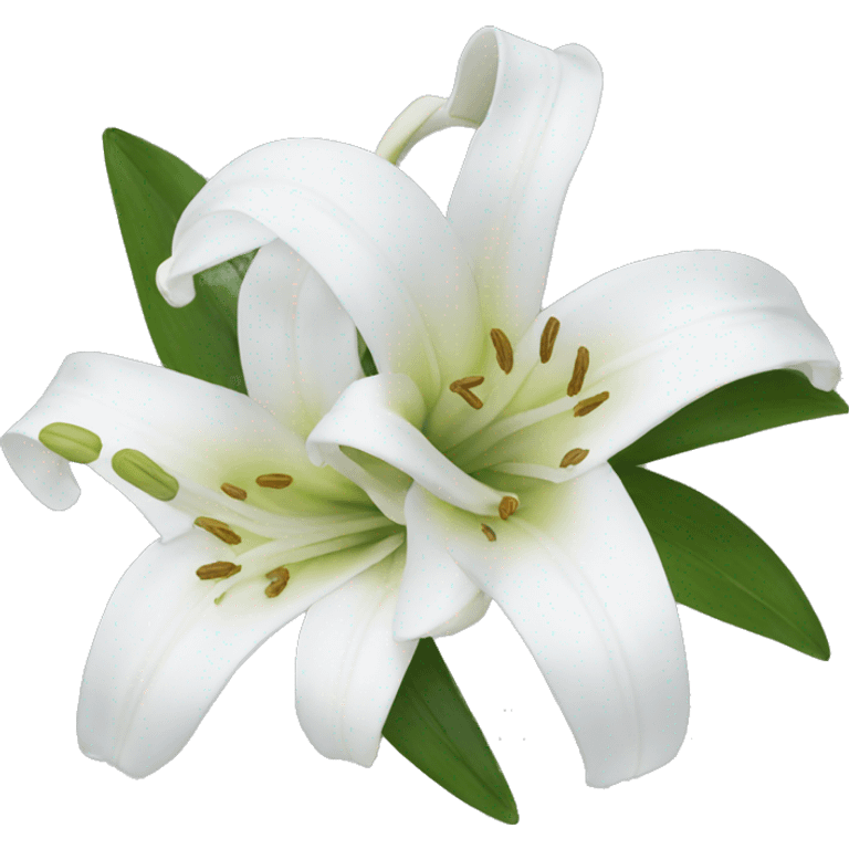 White Lillie’s  emoji