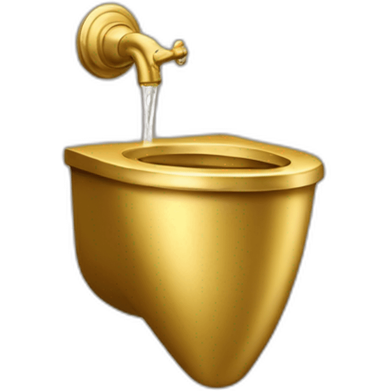 golden urinal emoji