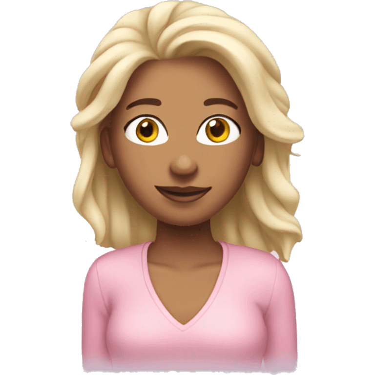 Realistic light pink porshe  emoji