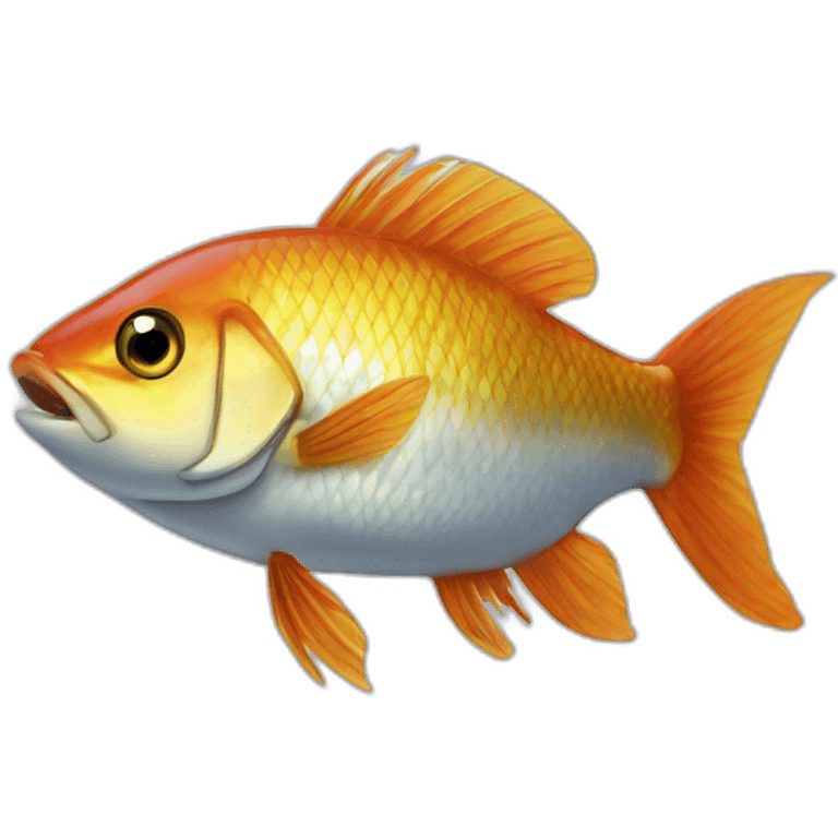 Poisson combattants beau emoji