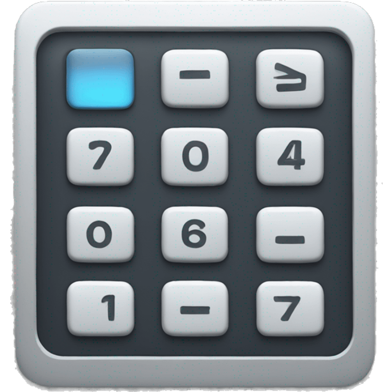 keypad button emoji