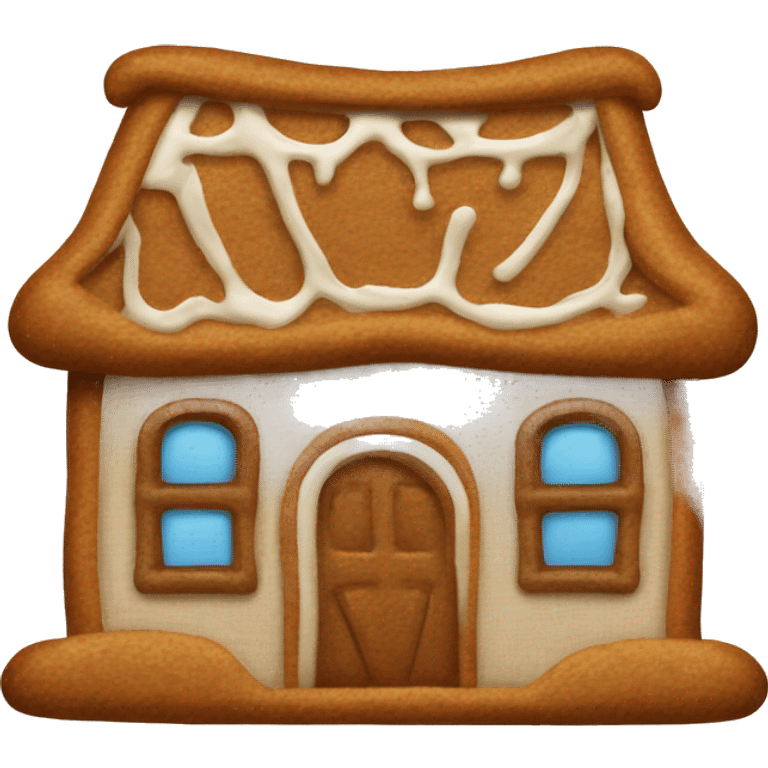 linen ginger bread house  emoji