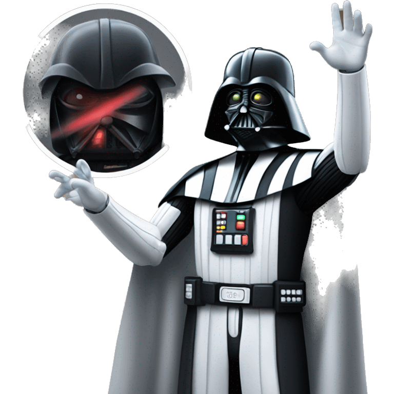 darth vader raises his hand emoji