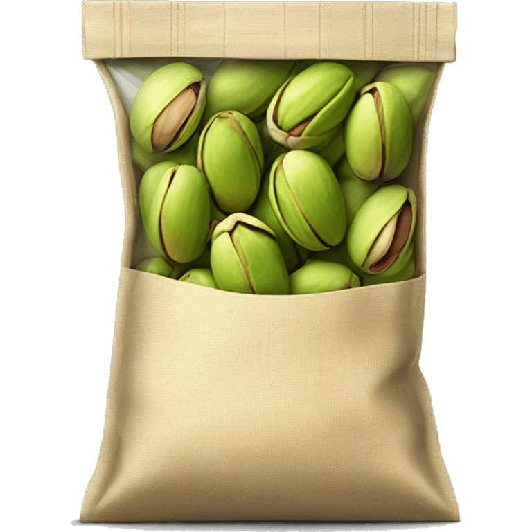 pistachios in a bag emoji