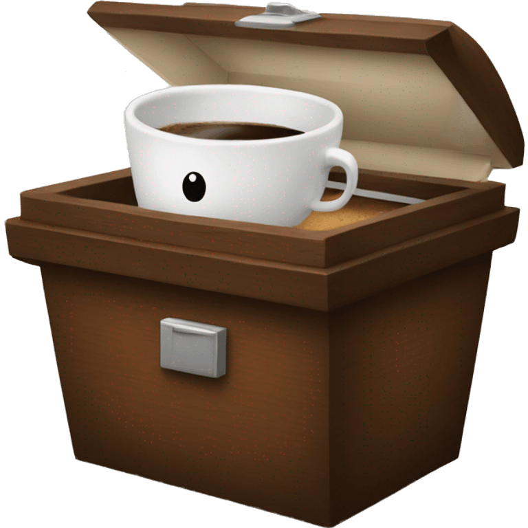 coffee casket emoji