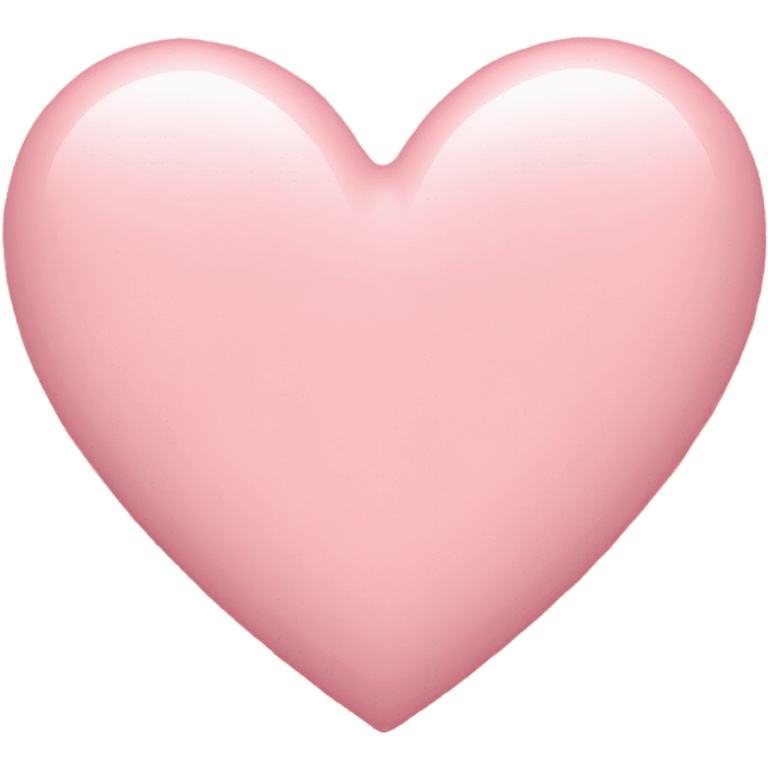 pastel pink heart emoji