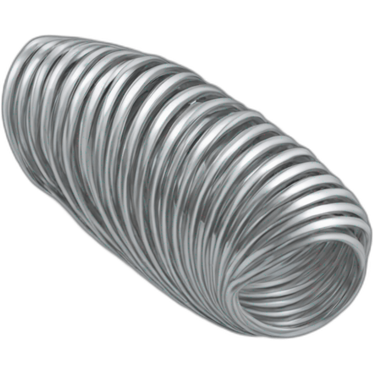 Silver Slinky toy emoji