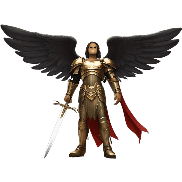 Archangel Michael defeats Lucifer  emoji