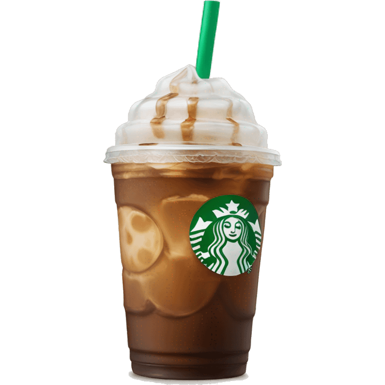 Starbucks iced coffee emoji