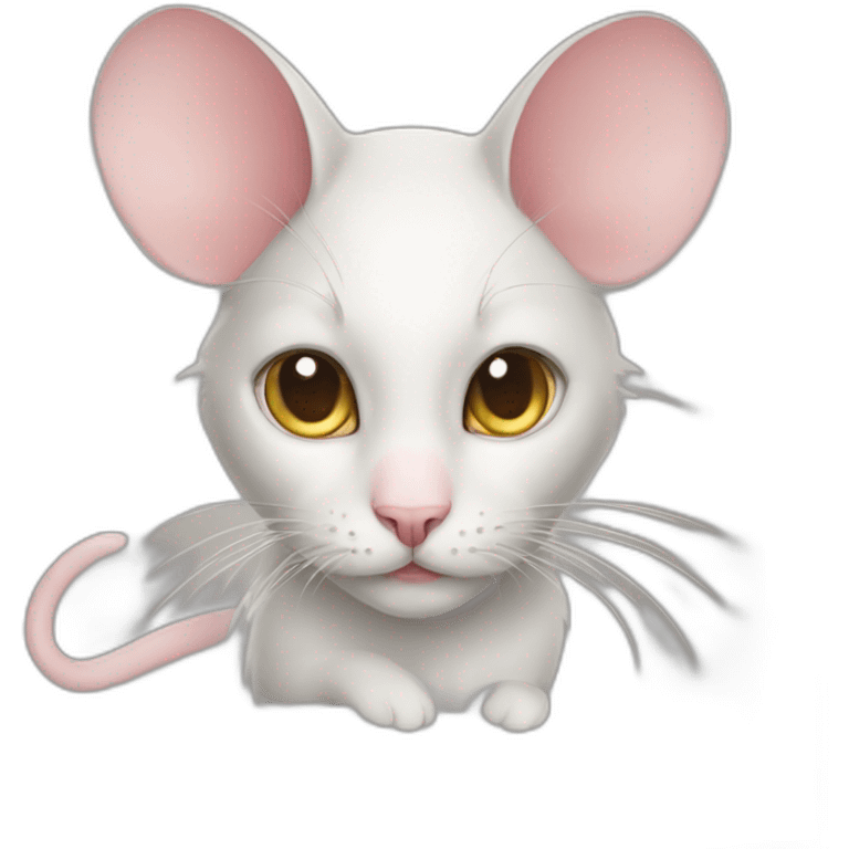 Mouse cat emoji