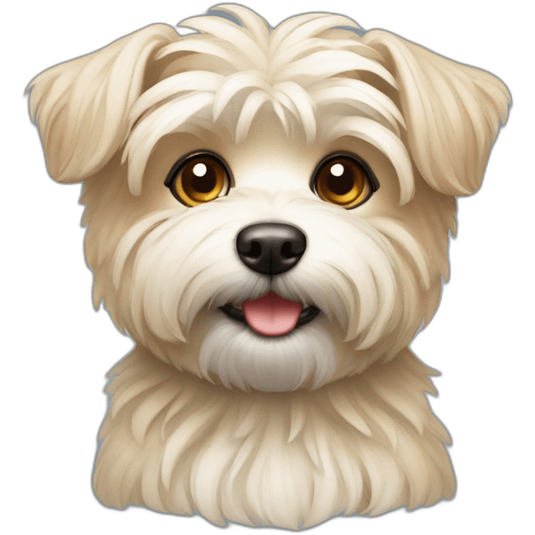 cute morkie dog emoji