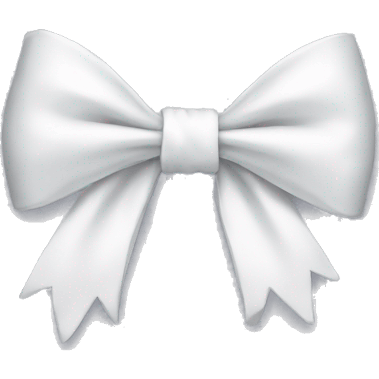 White bow emoji