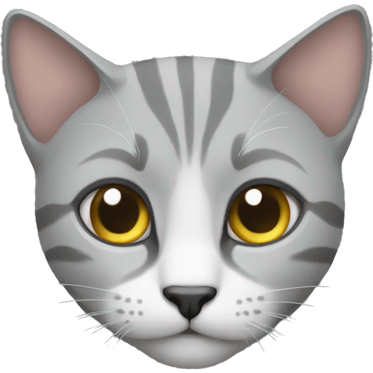 Gato gris emoji