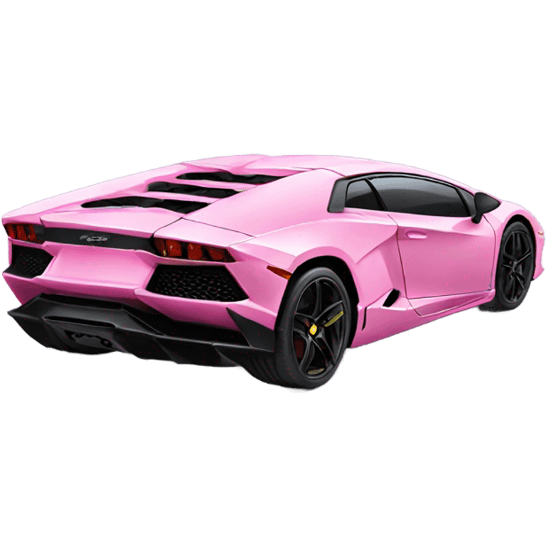 Pink Lamborghini  emoji