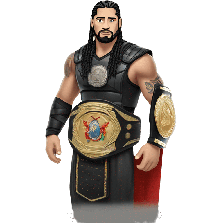 Roman Reigns with championchief belt emoji