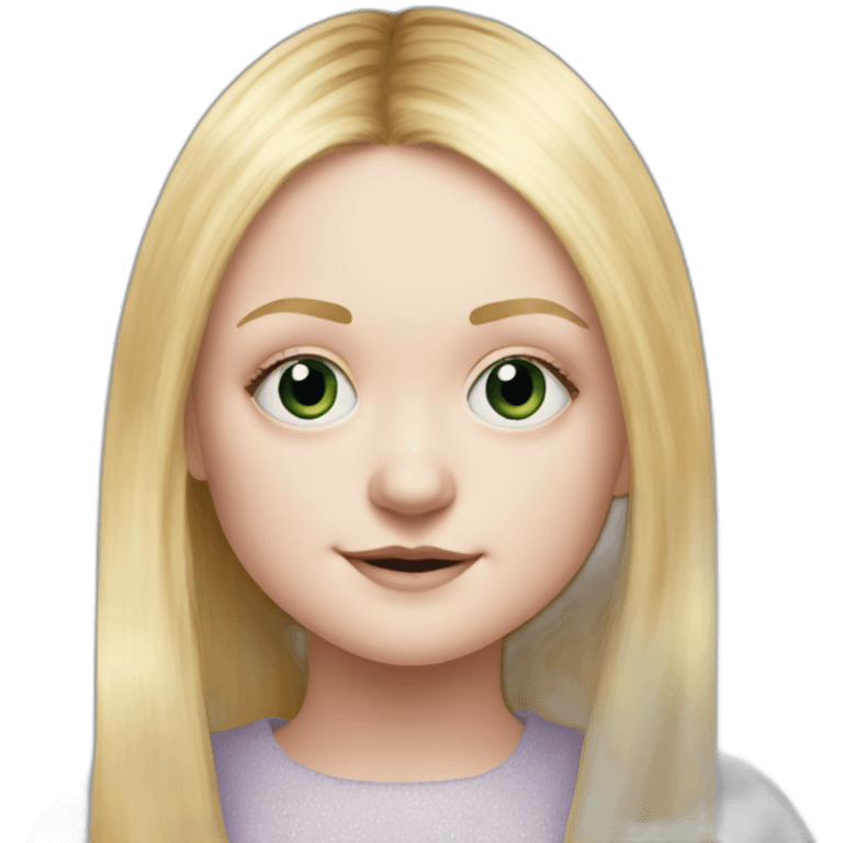 actress child dakota fanning emoji