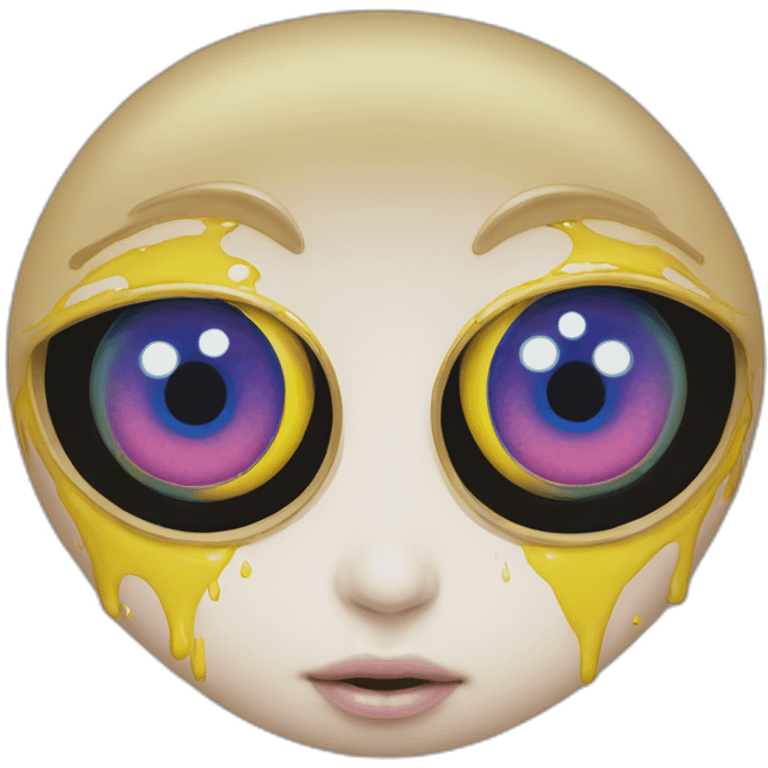 angel eye by Takashi Murakami emoji