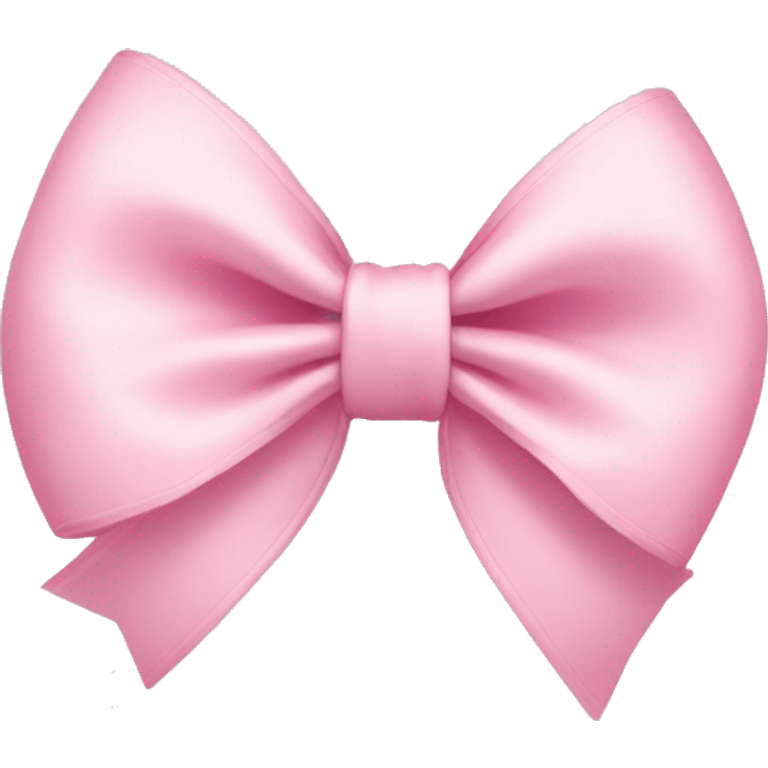 Light pink bows emoji