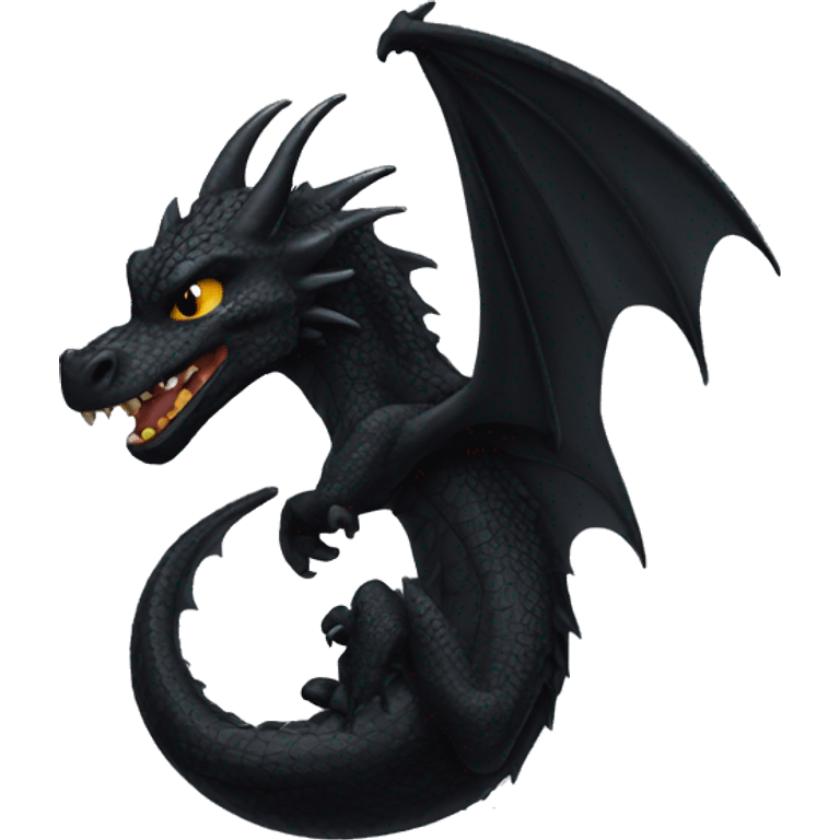 Black dragon  emoji