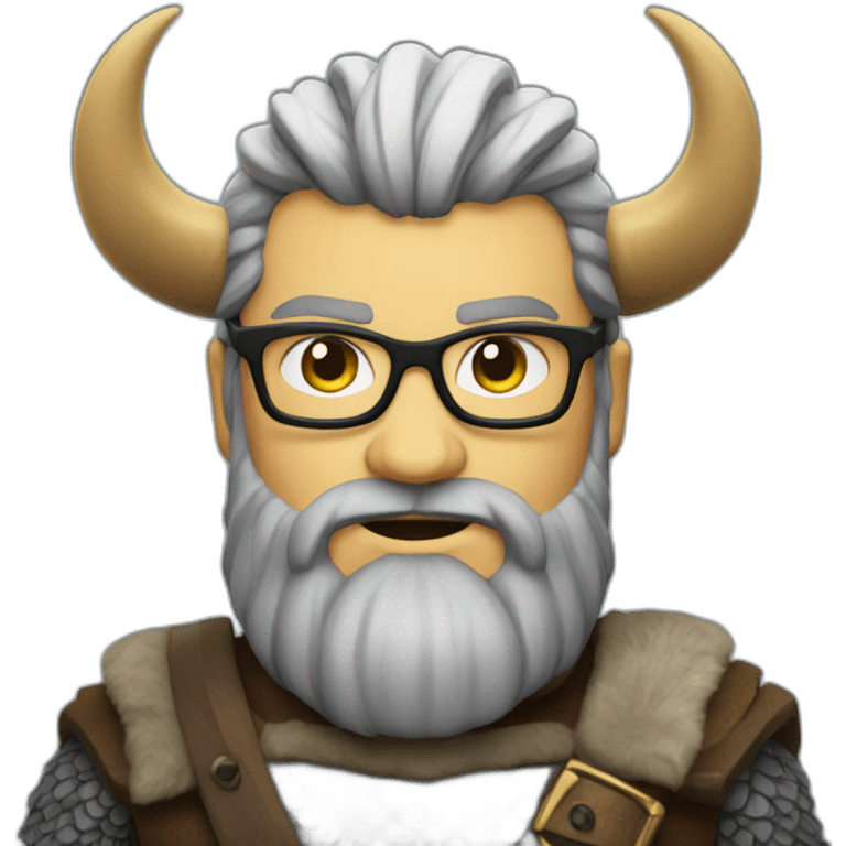 nerdy gay viking emoji