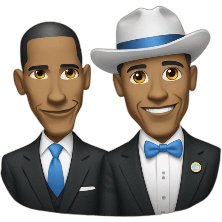 Obama e blueface emoji