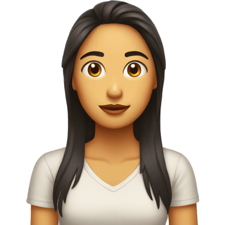 Chica morocha emoji