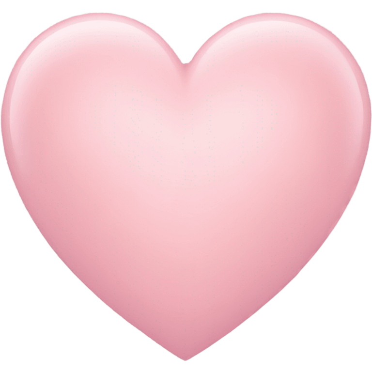 Baby pink heart emoji