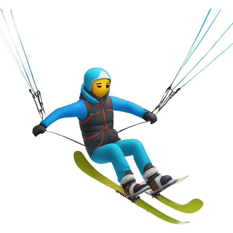 Snowkiting emoji