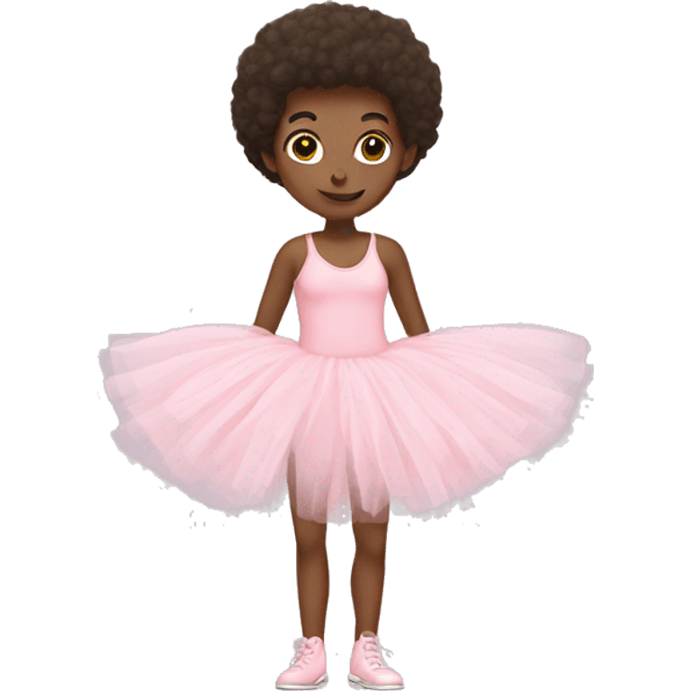 Pastel pink tutu emoji