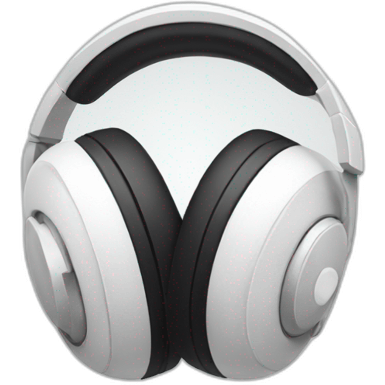 white headphone emoji