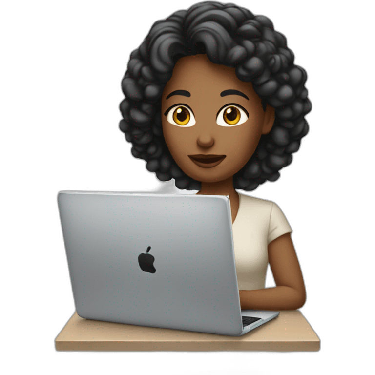 girl boss with laptop emoji