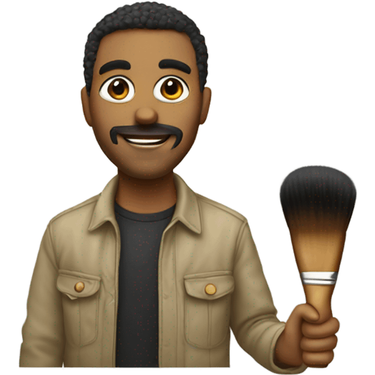 artist and brush emoji