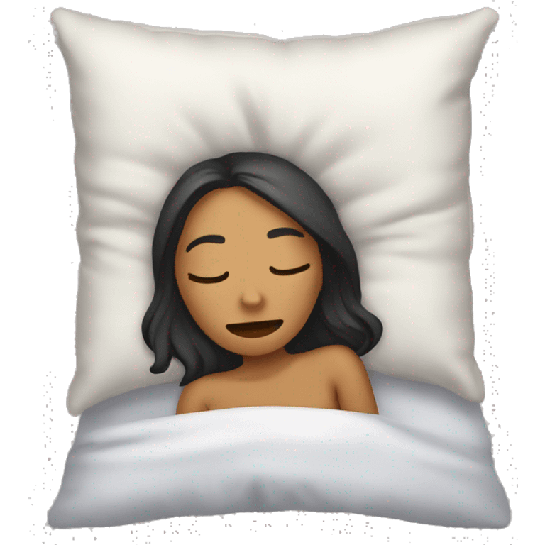 mujer dormida  emoji