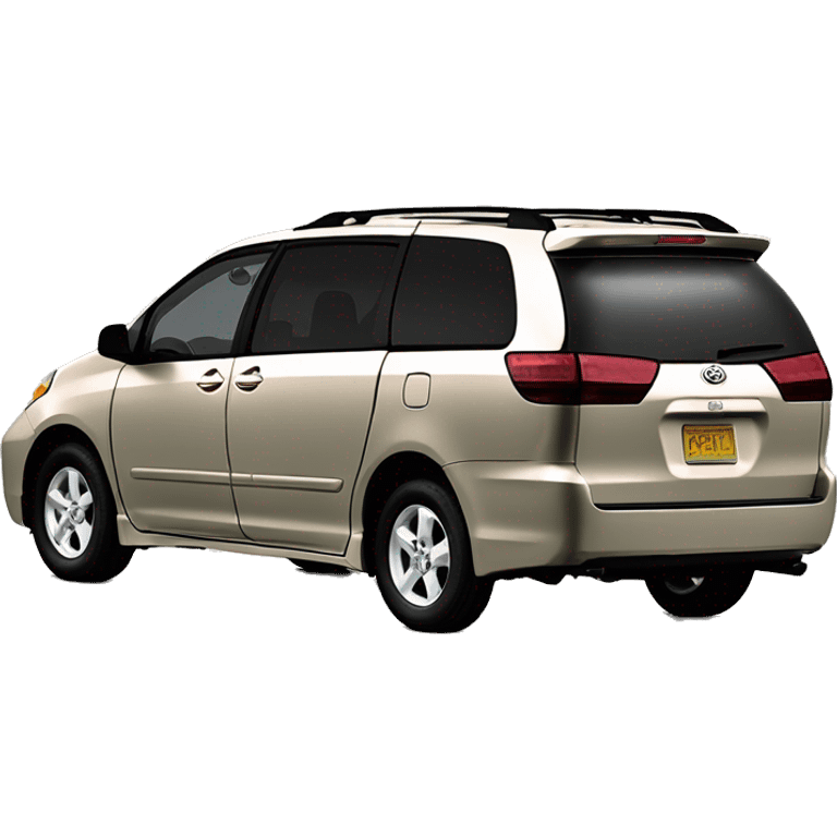 2004 toyota sienna XLE red 100% identical to real 2004 Toyota sienna emoji