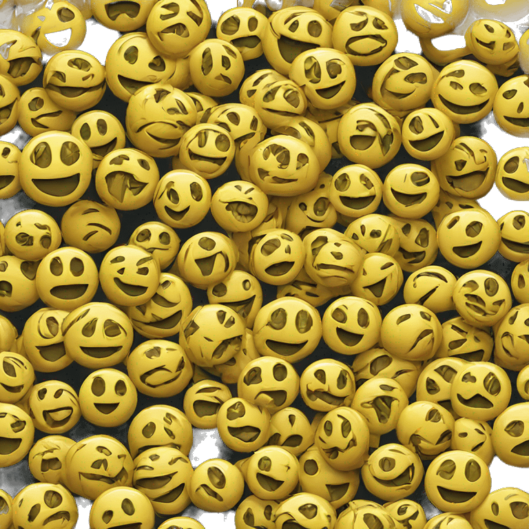 Smiley regard en coin emoji