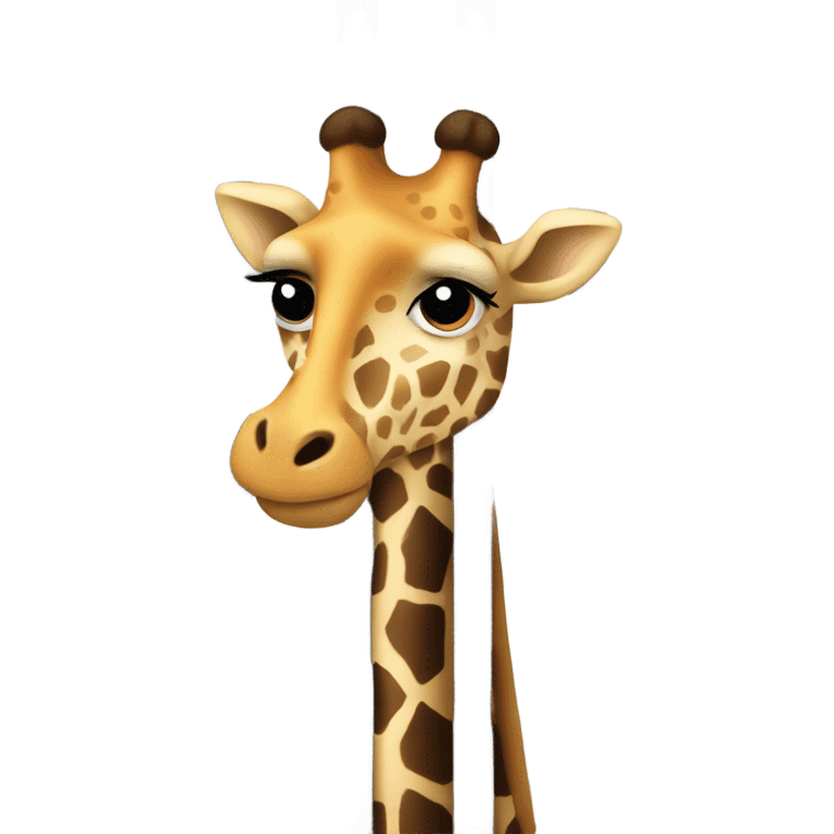 Giraffe prisoner emoji