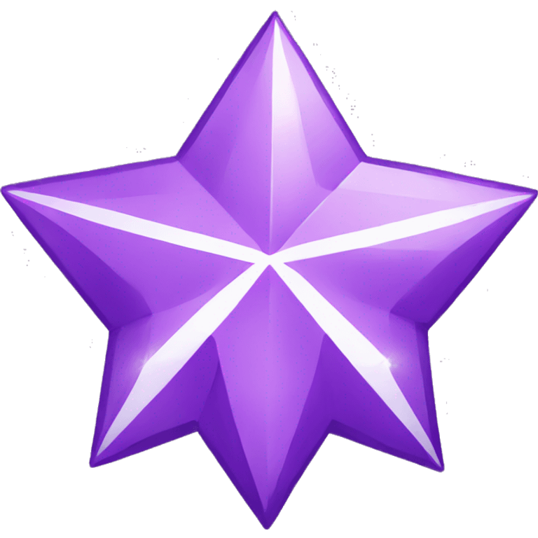 Purple Diamond star emoji