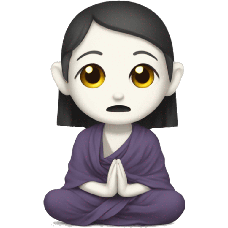 Creepy and cute sacred of burma emoji