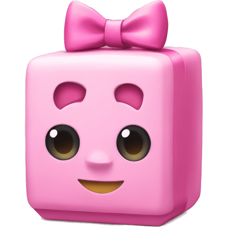 toy machine pink with bow emoji