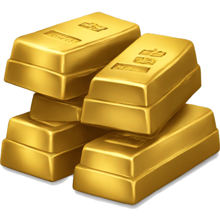 gold bars stacked emoji