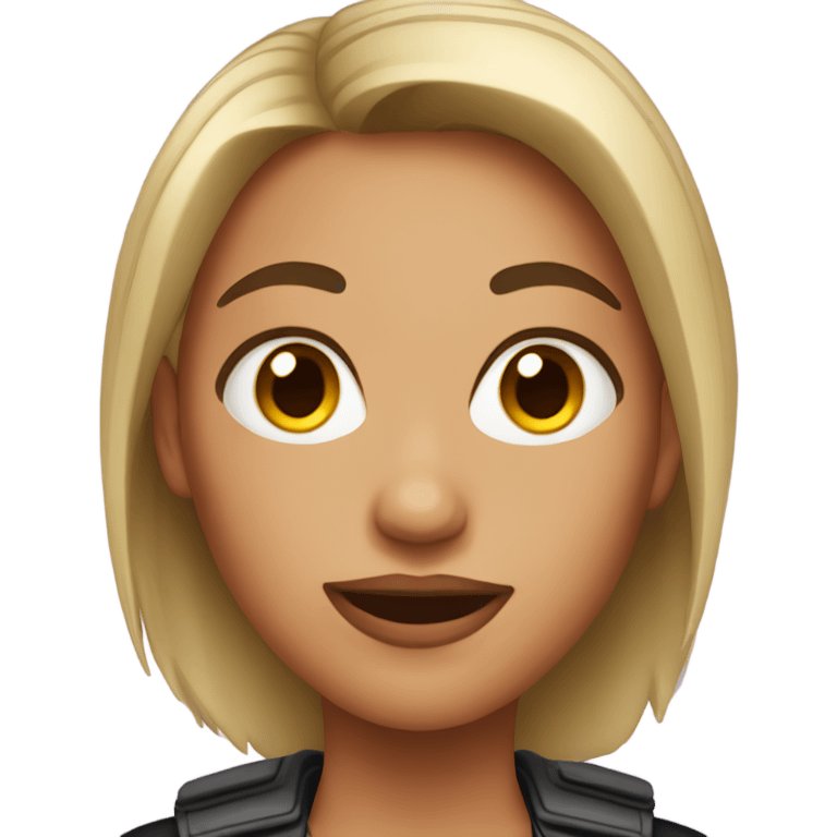 Butch female emoji