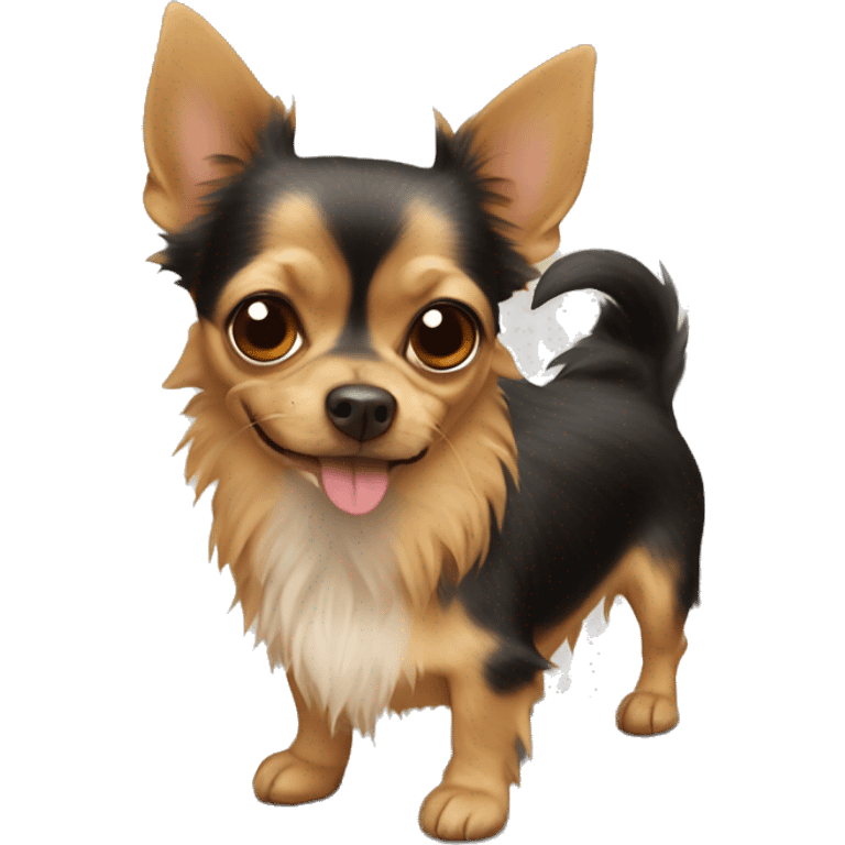 chihuahua with yorkie emoji