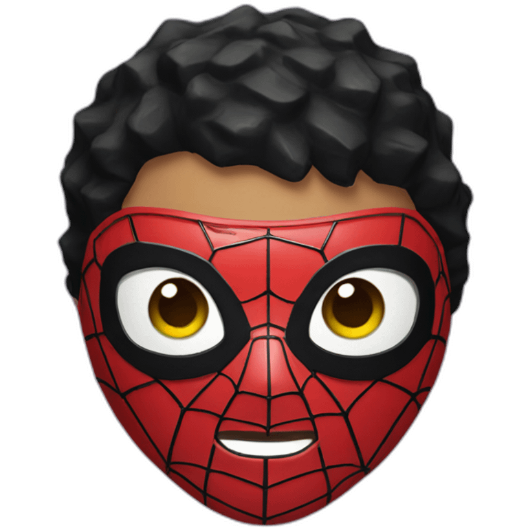 Miles Morales mask emoji