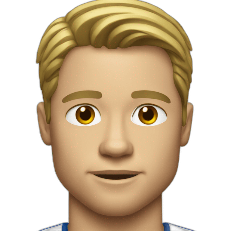 Brad Pitt soccer player emoji