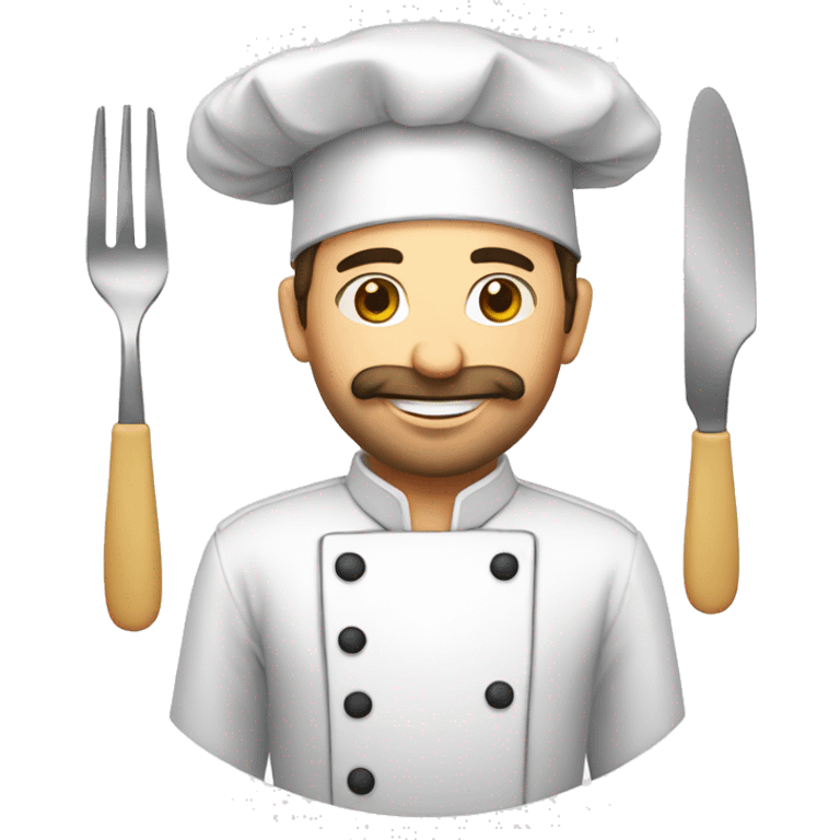 Spanish chef's plate emoji