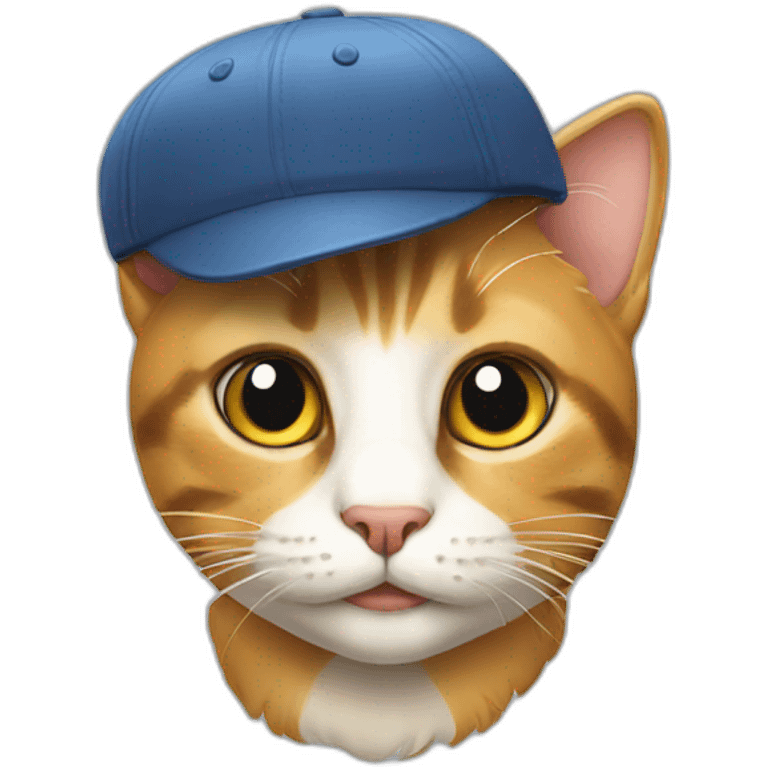 cat with cap emoji