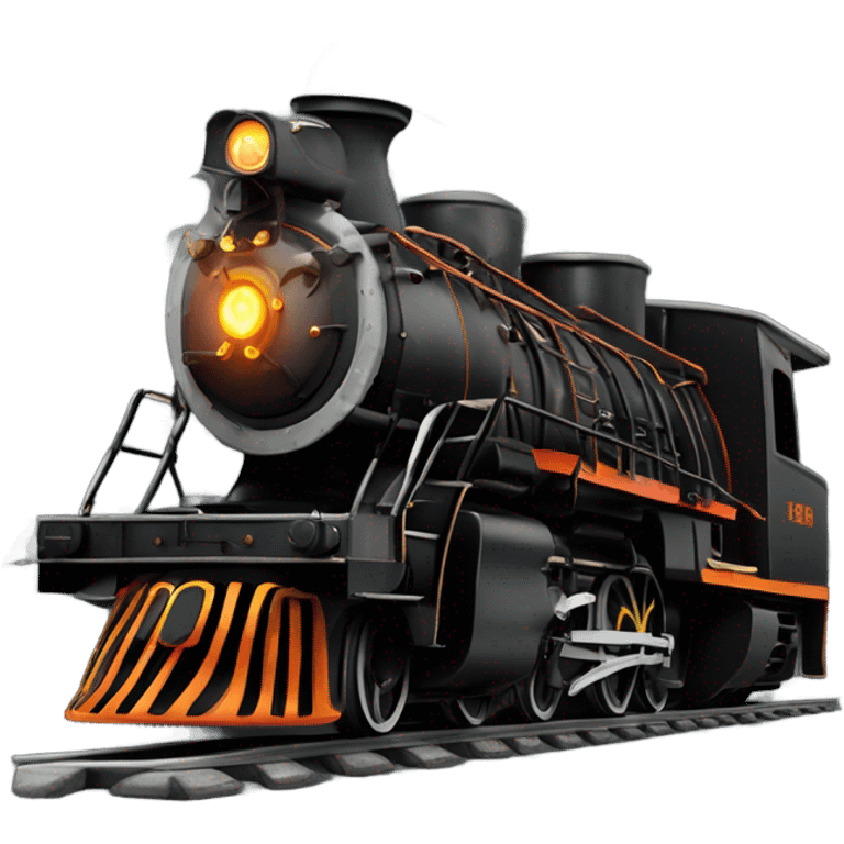 Coal burning train engine emoji